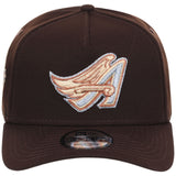 Anaheim Angels MLB Frosted Bark New Era 9FORTY A-Frame