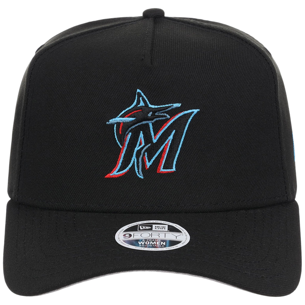Miami Marlins Women's New Era 9FORTY OTC A-Frame
