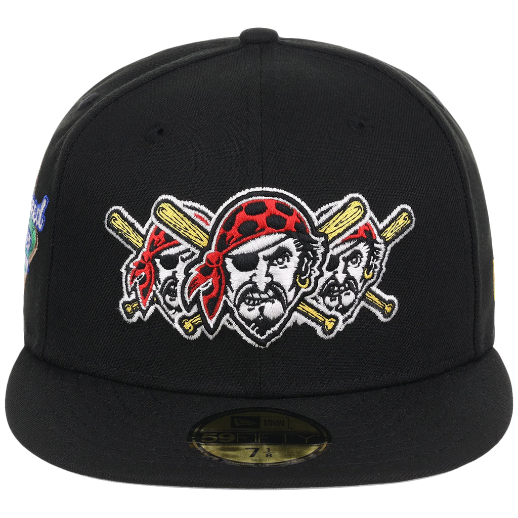Pittsburgh Pirates MLB x John Geiger 'Misplaced Series' 2.0 New Era 59FIFTY (Black/Black)