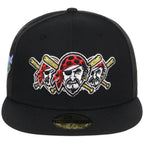 Pittsburgh Pirates MLB x John Geiger 'Misplaced Series' 2.0 New Era 59FIFTY (Black/Black)