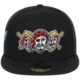Pittsburgh Pirates MLB x John Geiger 'Misplaced Series' 2.0 New Era 59FIFTY (Black/Black)
