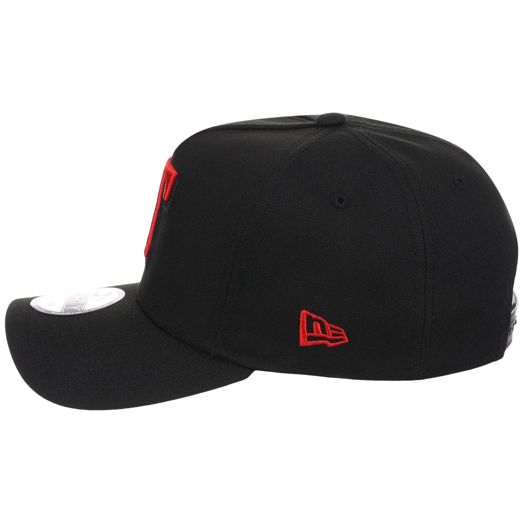 Texas Rangers MLB Black x Red FASHION CORE New Era 9FORTY A-Frame