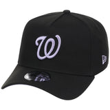 Washington Nationals MLB Black x Lavender FASHION CORE New Era 9FORTY A-Frame