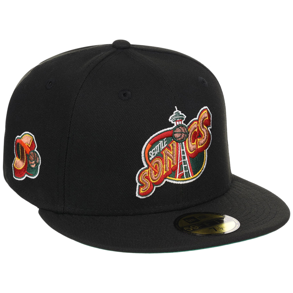 Seattle Supersonics NBA Black Dome New Era 59FIFTY