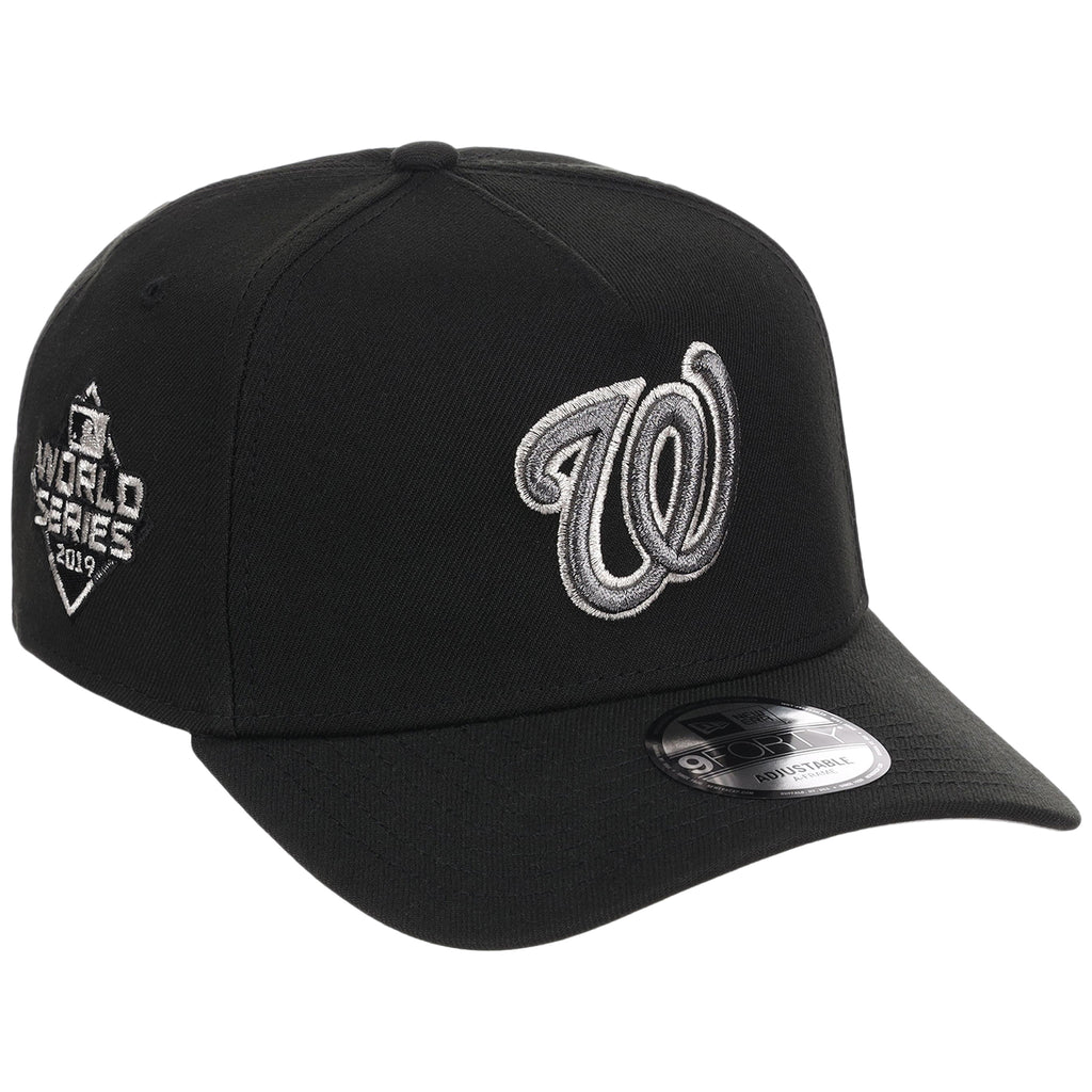 Washington Nationals MLB Liquid Titanium New Era 9FORTY A-Frame