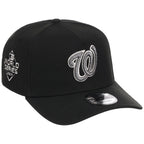 Washington Nationals MLB Liquid Titanium New Era 9FORTY A-Frame