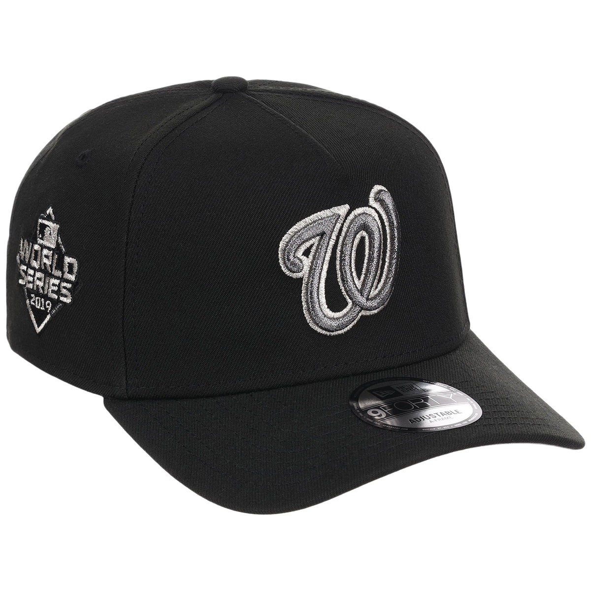Washington Nationals MLB Liquid Titanium New Era 9FORTY A-Frame