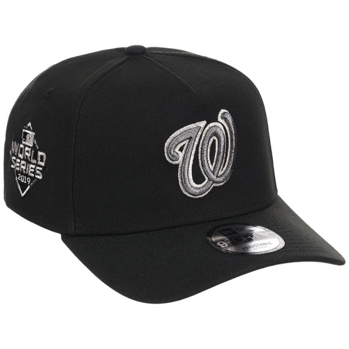 Washington Nationals MLB Liquid Titanium New Era 9FORTY A-Frame