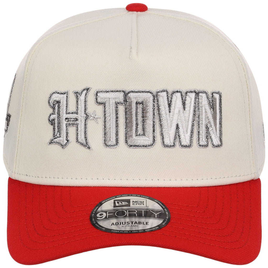 Houston Texans 'H-Town' (Chrome/Red) Houston Crown the City New Era 9FORTY A-Frame