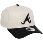 Atlanta Braves MLB Chrome x Black FASHION CORE New Era 9FORTY A-Frame