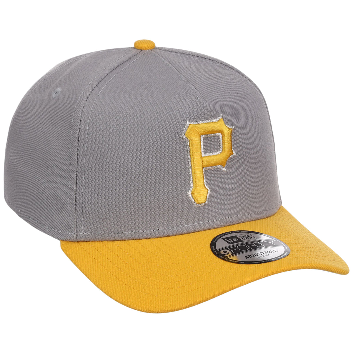 Pittsburgh Pirates MLB Gray OTC FASHION CORE New Era 9FORTY A-Frame
