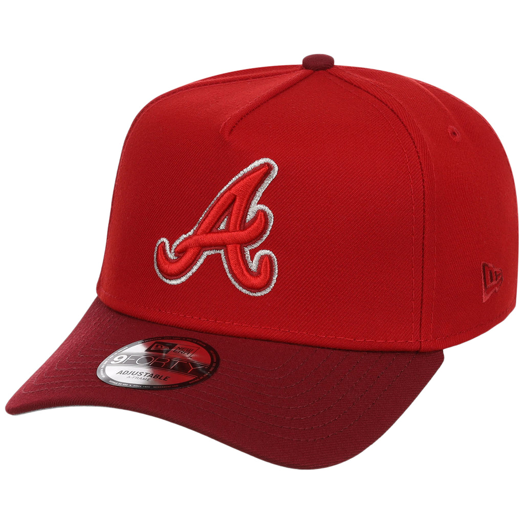 Atlanta Braves MLB Red x Cardinal FASHION CORE New Era 9FORTY A-Frame