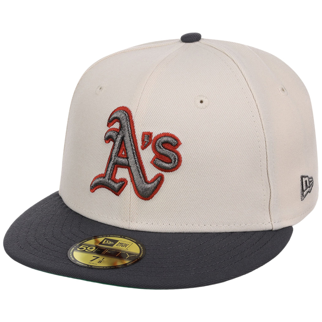 Oakland Athletics MLB Cream x Graphite New Era 59FIFTY – 4
