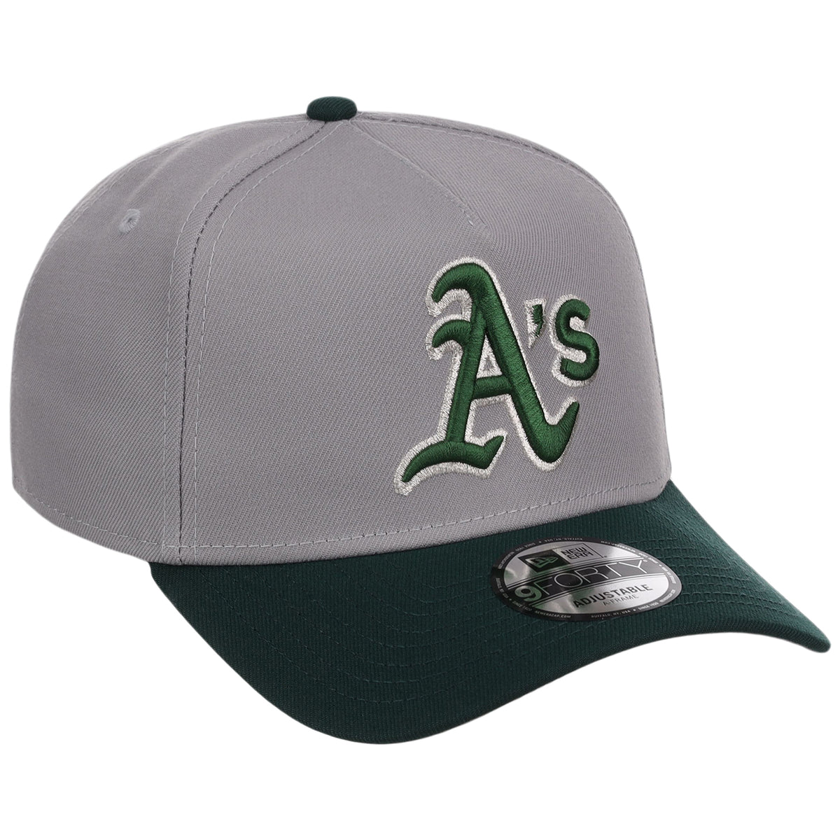 Oakland Athletics MLB Gray OTC FASHION CORE New Era 9FORTY A-Frame