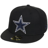 Dallas Cowboys NFL Black Dome New Era 59FIFTY