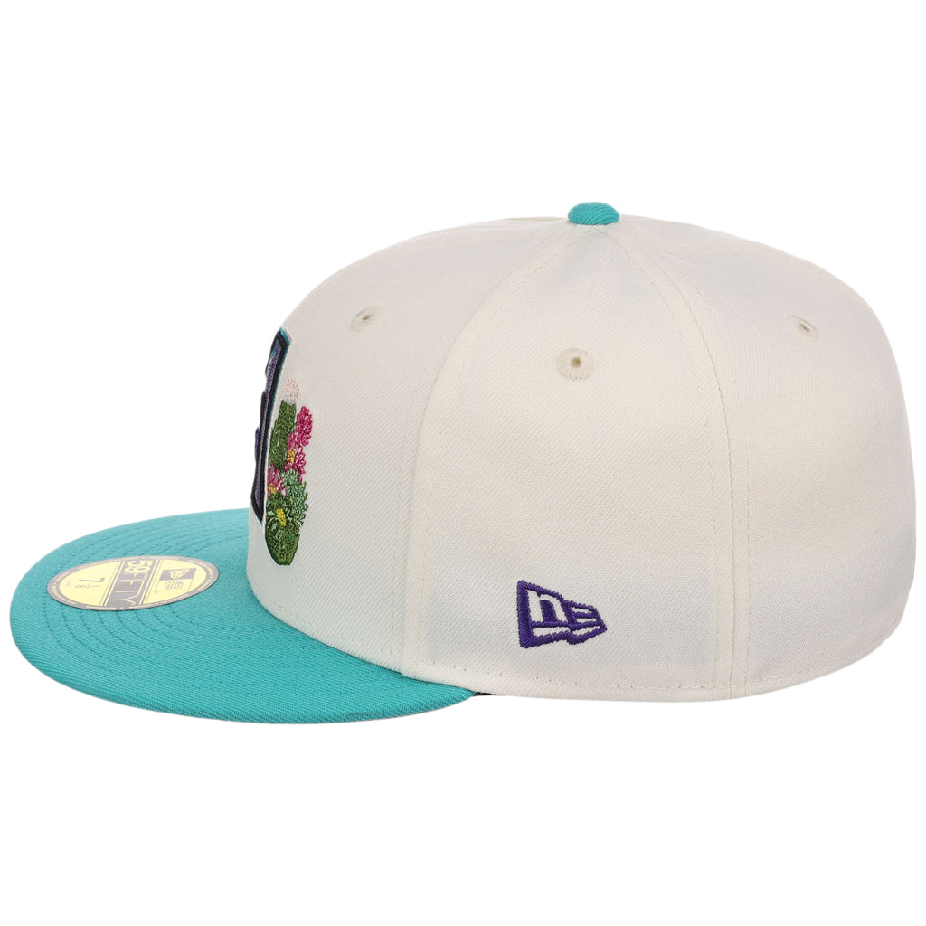 Arizona Diamondbacks Phoenix Crown the City New Era 59FIFTY (Chrome/Teal)