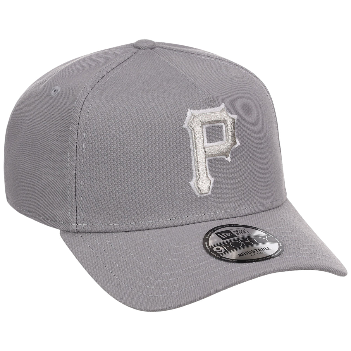 Pittsburgh Pirates MLB Gray x White FASHION CORE New Era 9FORTY A-Frame