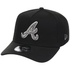 Atlanta Braves MLB Liquid Titanium New Era 9FORTY A-Frame
