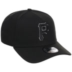 Pittsburgh Pirates MLB Black x Pewter FASHION CORE New Era 9FORTY A-Frame