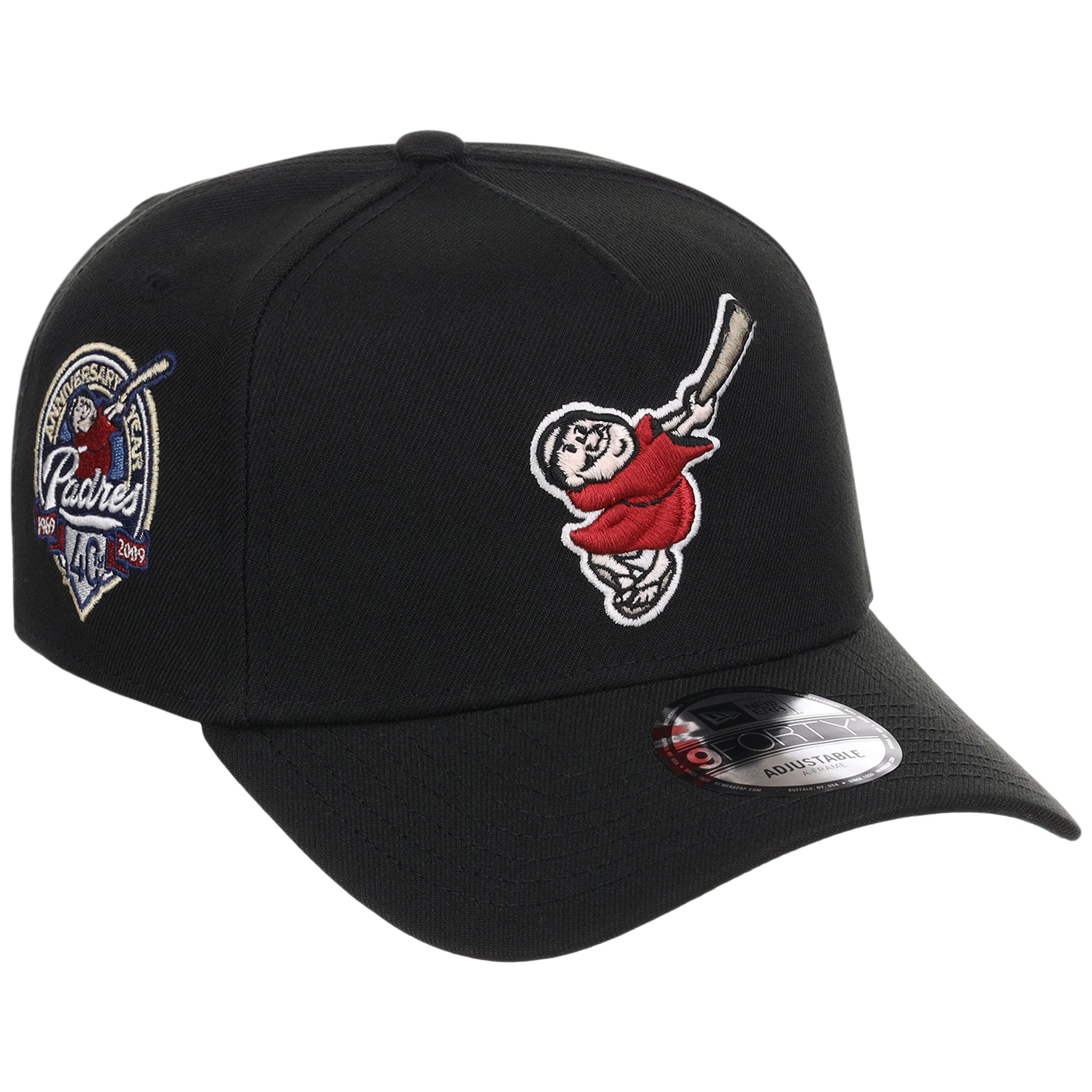 San Diego Padres MLB Black Dome New Era 9FORTY A-Frame