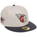 Cleveland Guardians MLB Cream x Graphite New Era 59FIFTY – 1