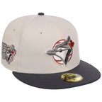 Toronto Blue Jays MLB Cream x Graphite New Era 59FIFTY – 1