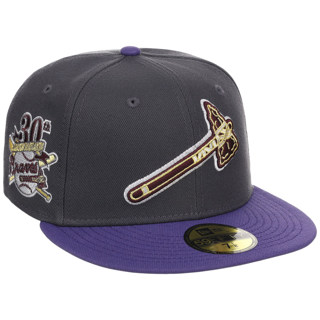 Atlanta Braves MLB Midnight Orchid New Era 59FIFTY
