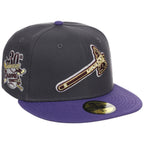 Atlanta Braves MLB Midnight Orchid New Era 59FIFTY