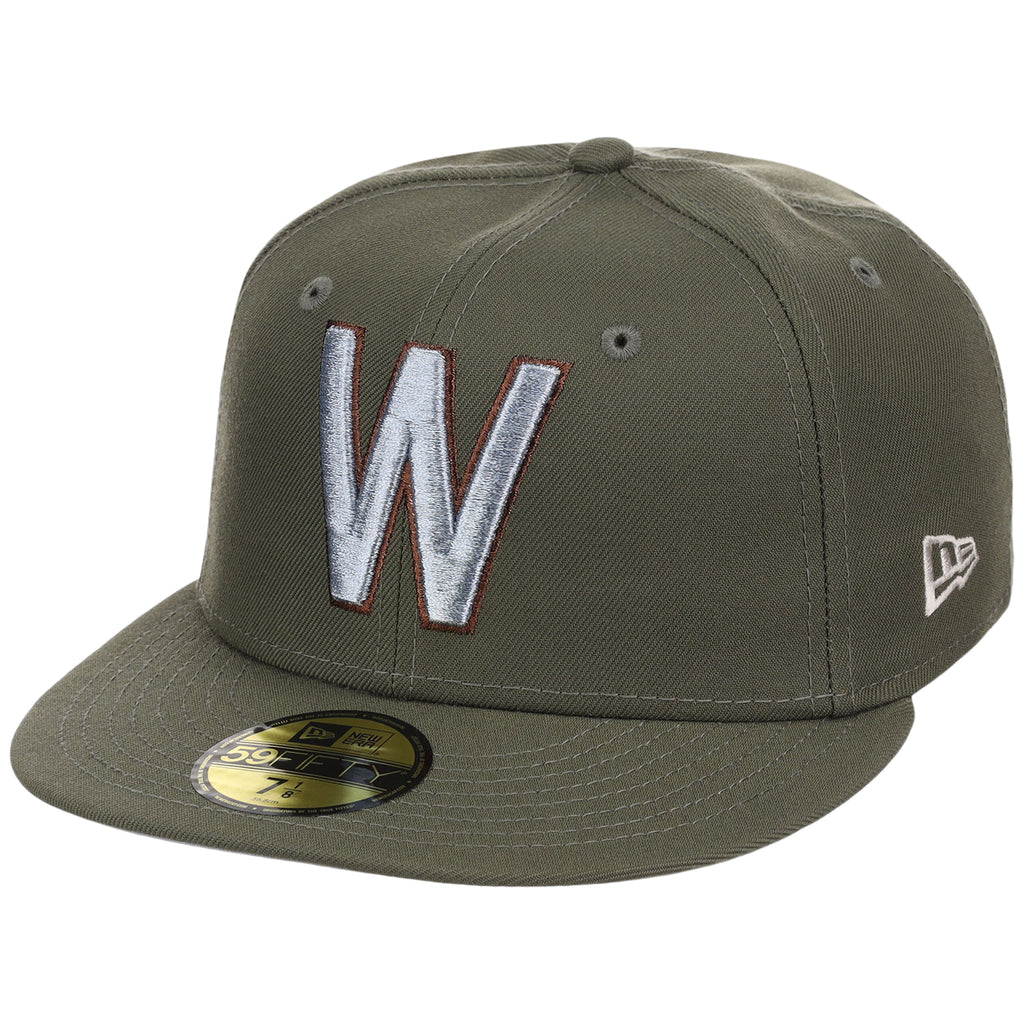 Washington Nationals MLB Olive Alloy New Era 59FIFTY