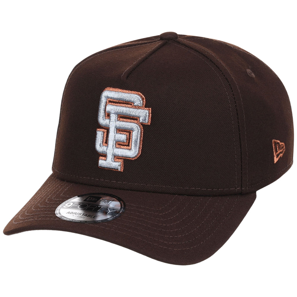 San Francisco Giants MLB Frosted Bark New Era 9FORTY A-Frame