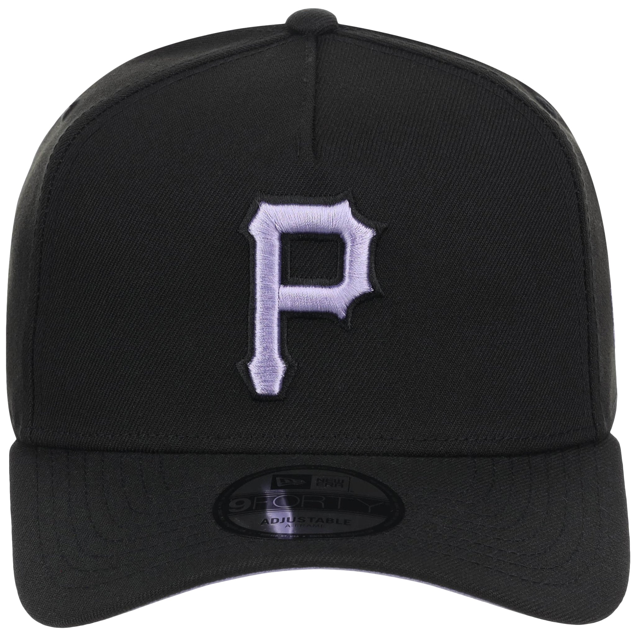 Pittsburgh Pirates MLB Black x Lavender FASHION CORE New Era 9FORTY A-Frame
