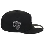 Los Angeles Rams NFL Liquid Titanium New Era 59FIFTY