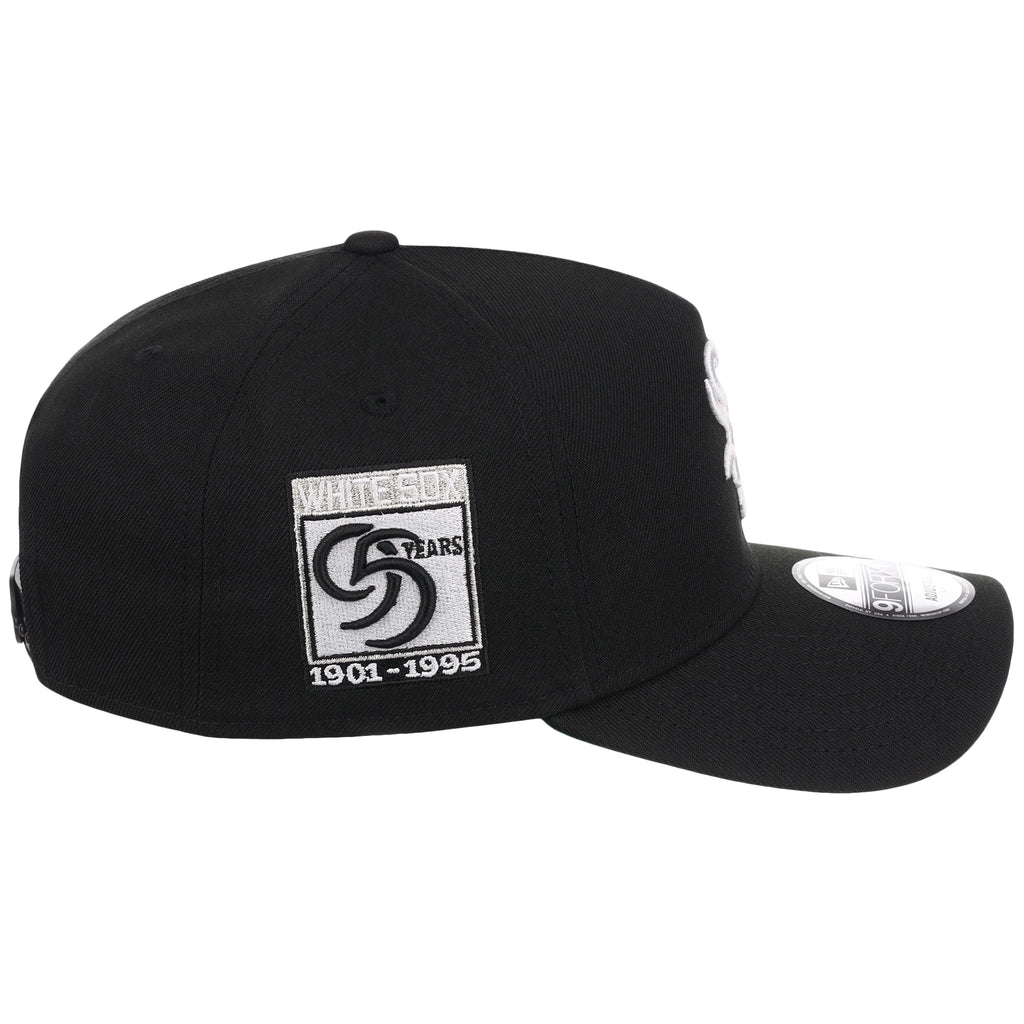 Chicago White Sox MLB Black Dome New Era 9FORTY A-Frame