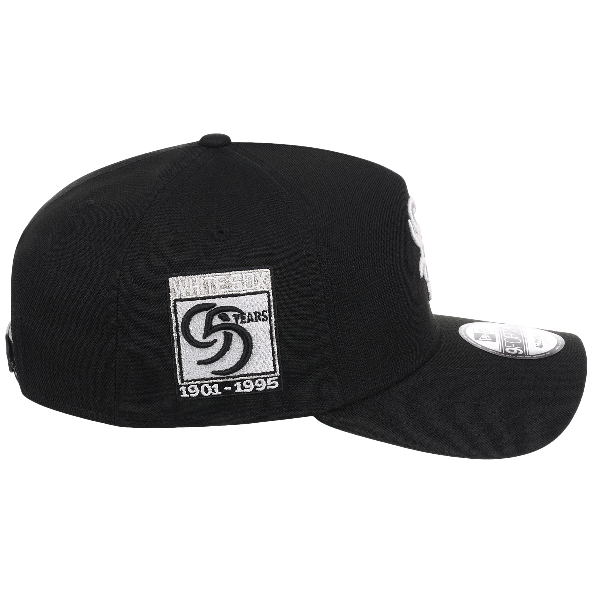 Chicago White Sox MLB Black Dome New Era 9FORTY A-Frame