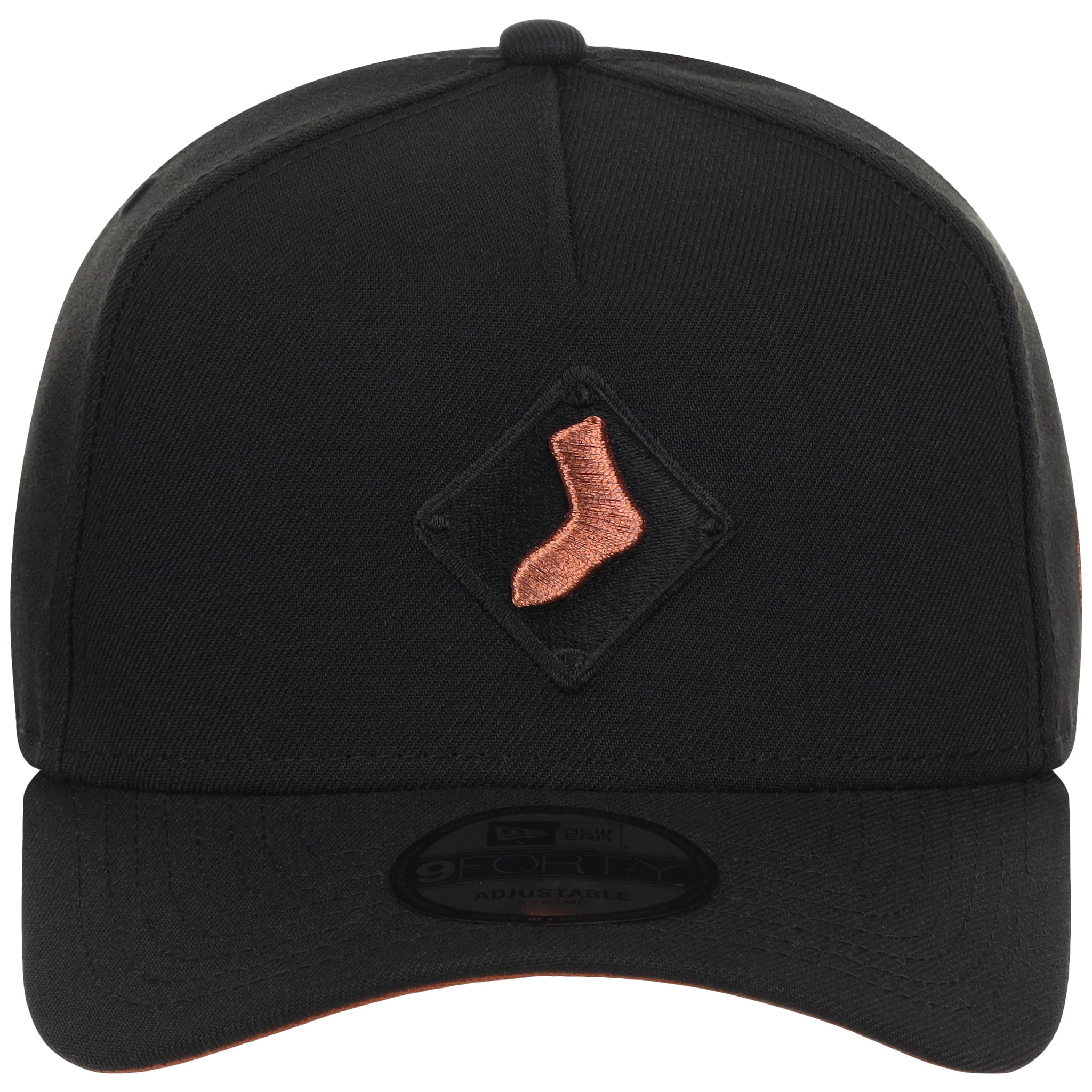 Chicago White Sox MLB Black x Rust FASHION CORE New Era 9FORTY A-Frame