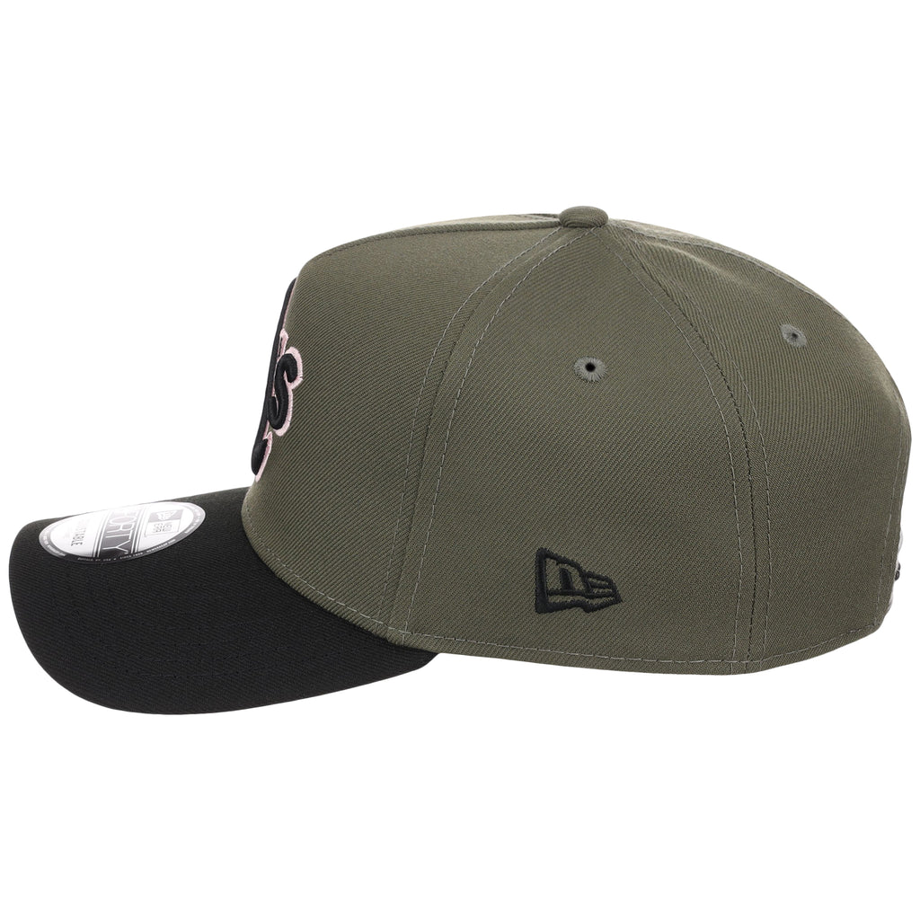 Oakland Athletics MLB Olive x Black & Pink FASHION CORE New Era 9FORTY A-Frame