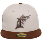 Florida Marlins MLB Auburn Cream New Era 59FIFTY