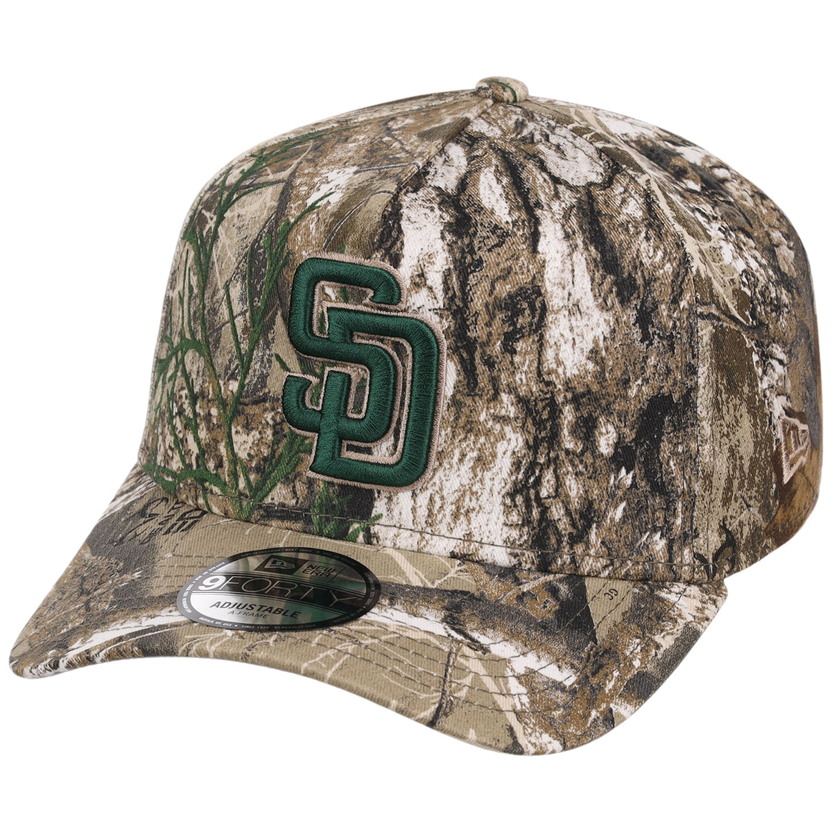 San Diego Padres MLB Realtree FASHION CORE New Era 9FORTY A-Frame