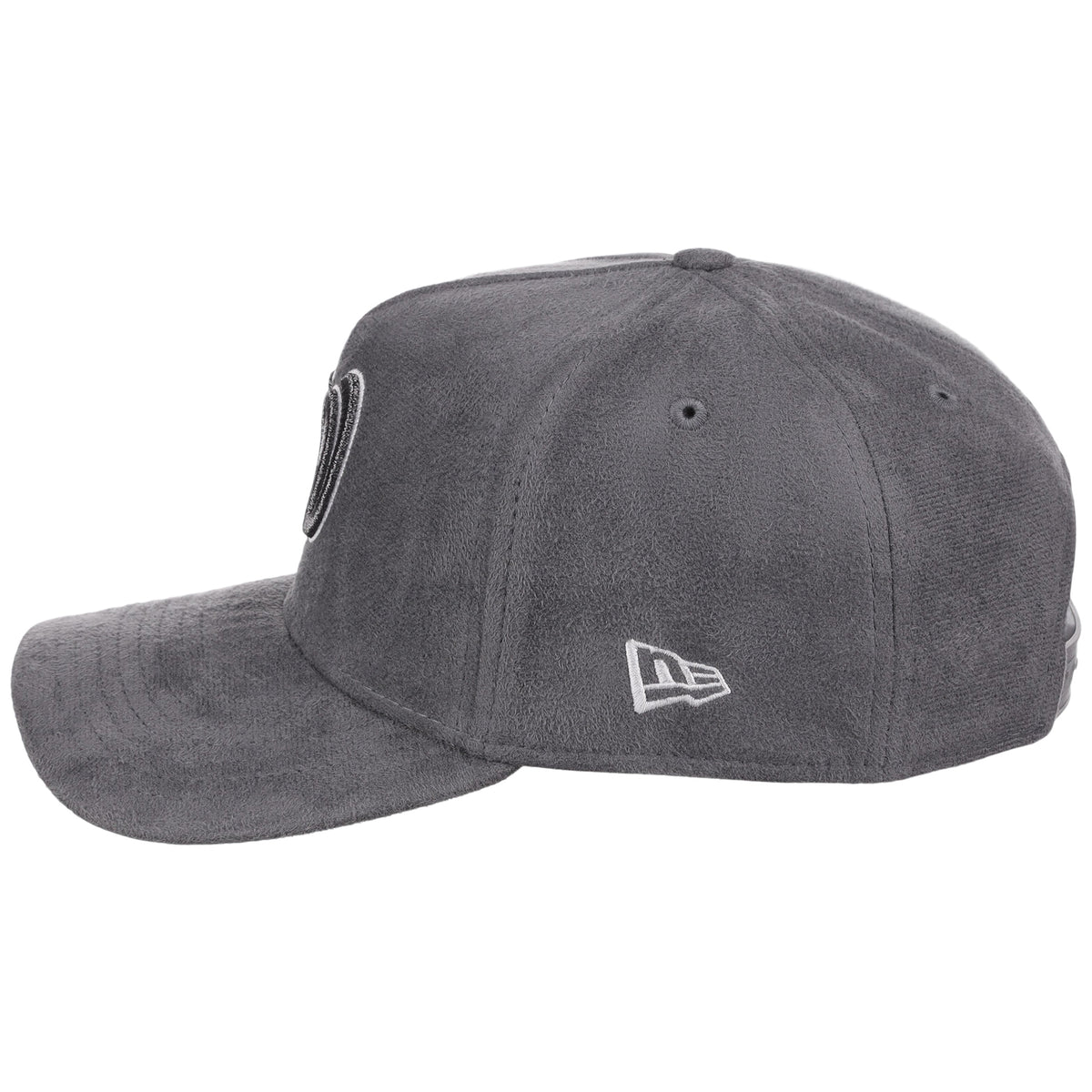Washington Nationals MLB Gray x Suede FASHION CORE New Era 9FORTY A-Frame