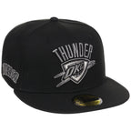 Oklahoma City Thunder NBA Liquid Titanium New Era 59FIFTY