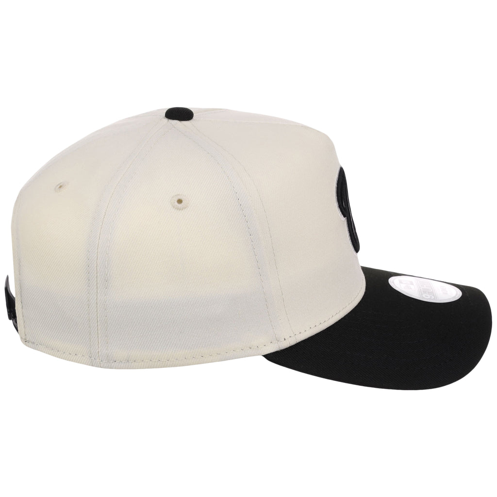 Washington Nationals Women's New Era 9FORTY Chrome x Black A-Frame