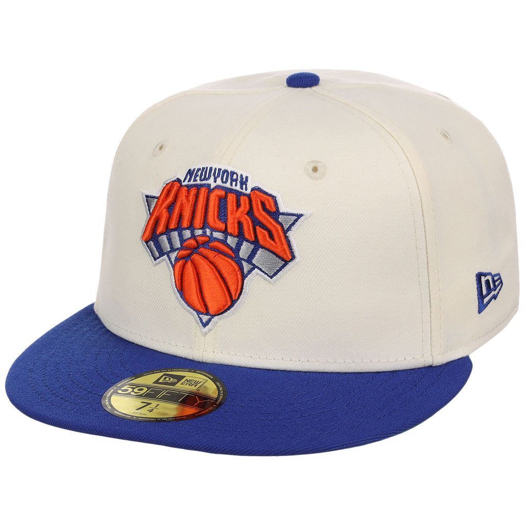 New York Knicks NBA Chrome OTC New Era 59FIFTY (Chrome/Royal)