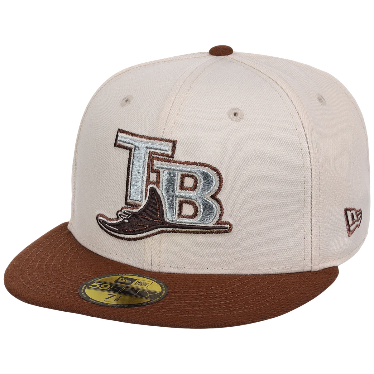 Tampa Bay Rays MLB Auburn Cream New Era 59FIFTY