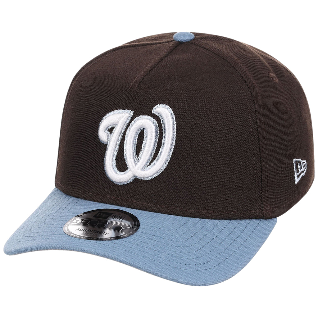 Washington Nationals MLB Driftwood Fade New Era 9FORTY A-Frame