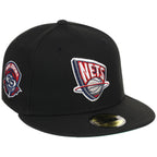New Jersey Nets NBA Black Dome New Era 59FIFTY