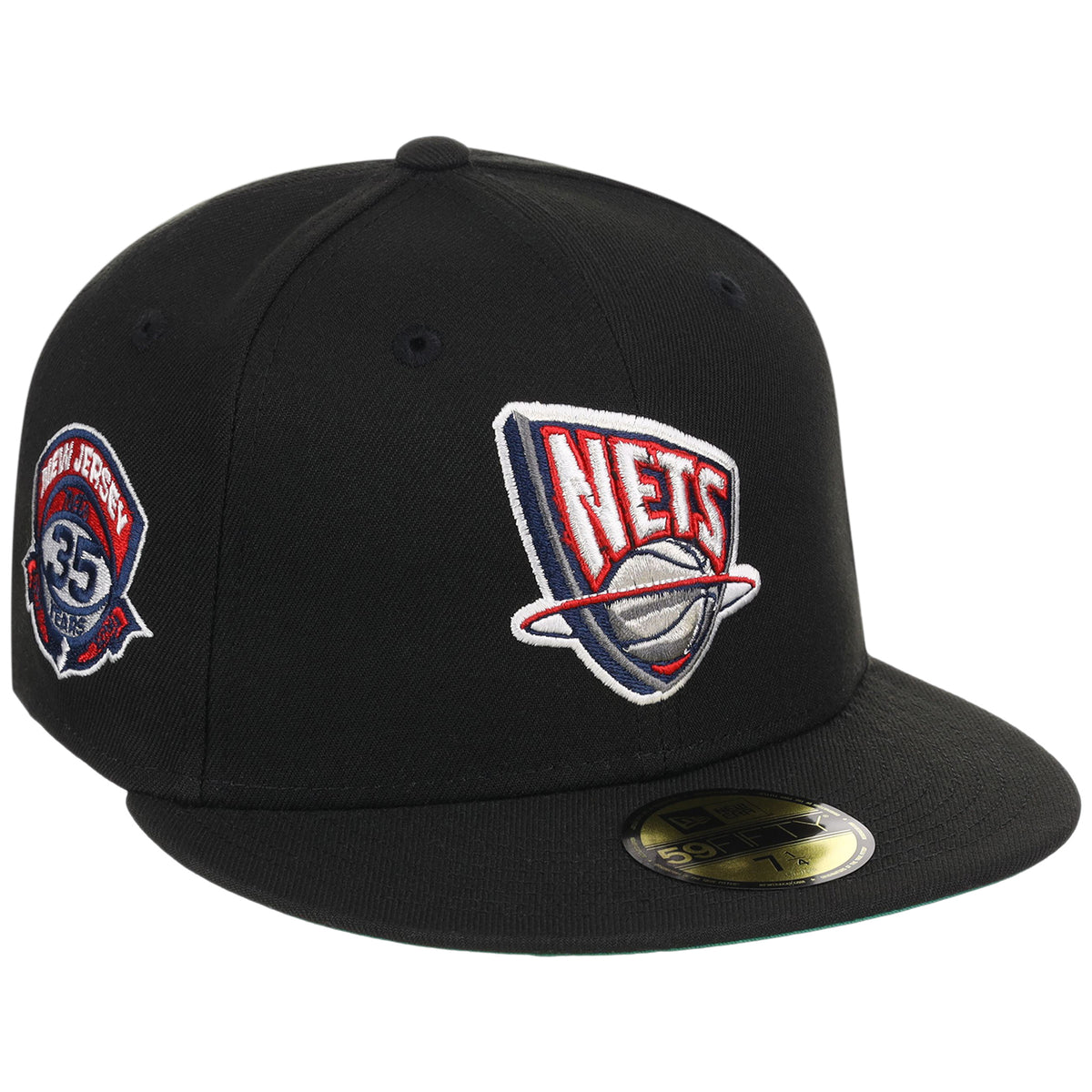 New Jersey Nets NBA Black Dome New Era 59FIFTY