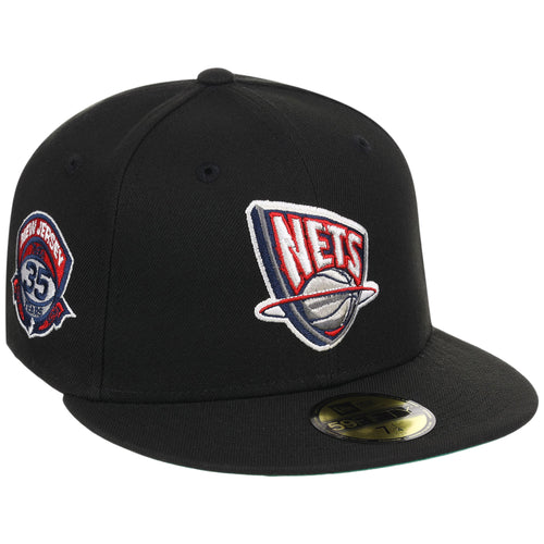 New Jersey Nets NBA Black Dome New Era 59FIFTY