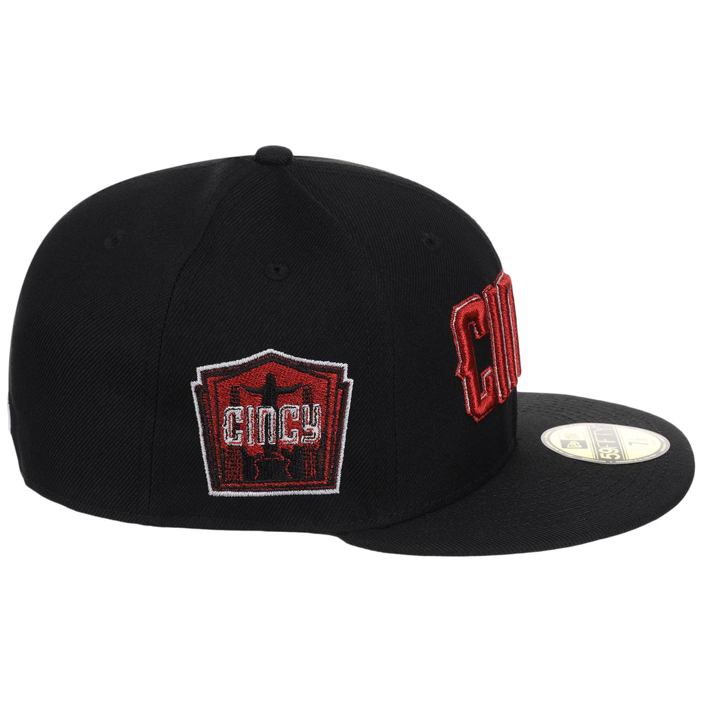 Cincinnati Reds MLB City Connect - Black Metallics New Era 59FIFTY