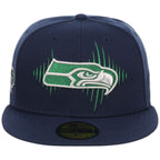 Seattle Seahawks Seattle Variety Pack New Era 59FIFTY (Navy/Navy)