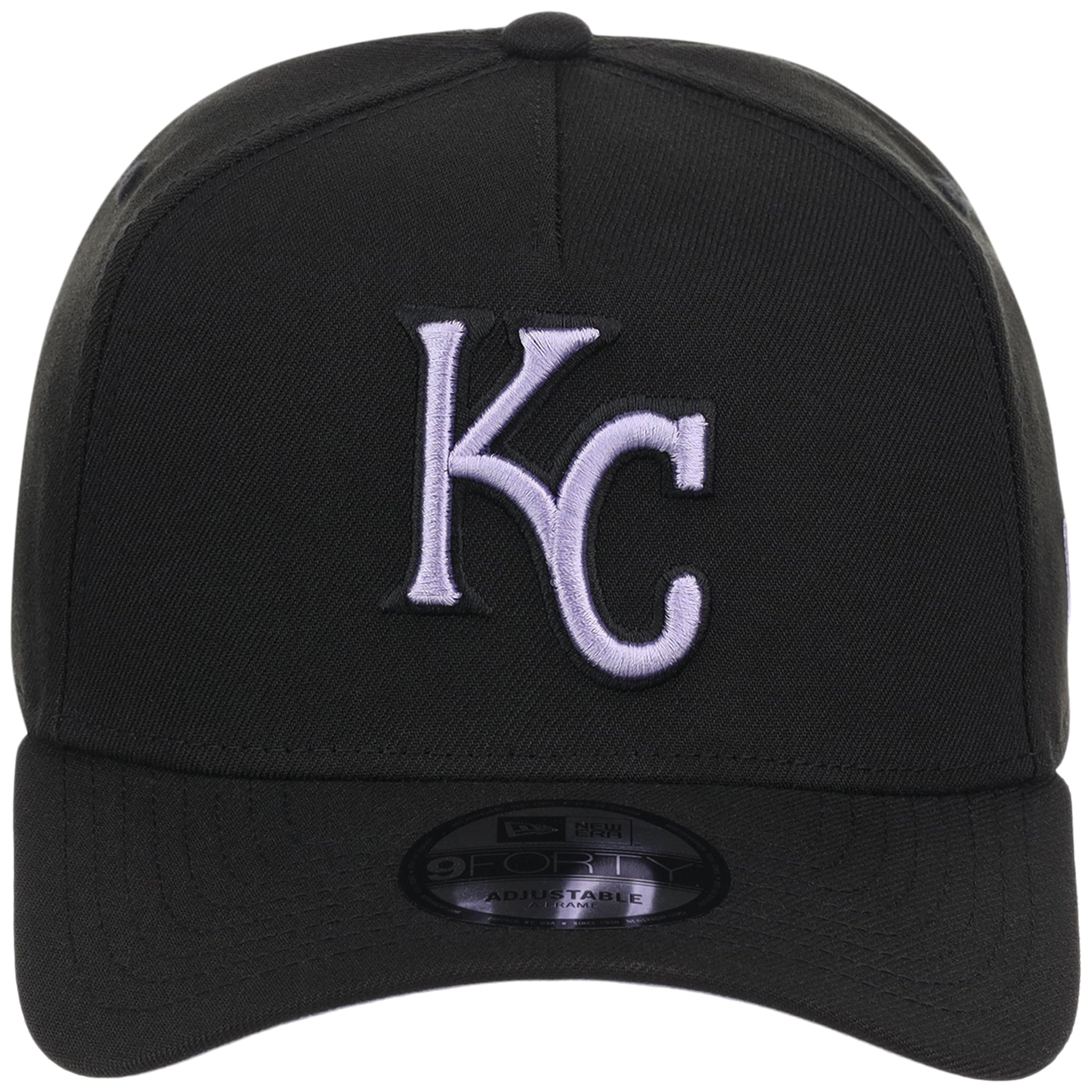Kansas City Royals MLB Black x Lavender FASHION CORE New Era 9FORTY A-Frame